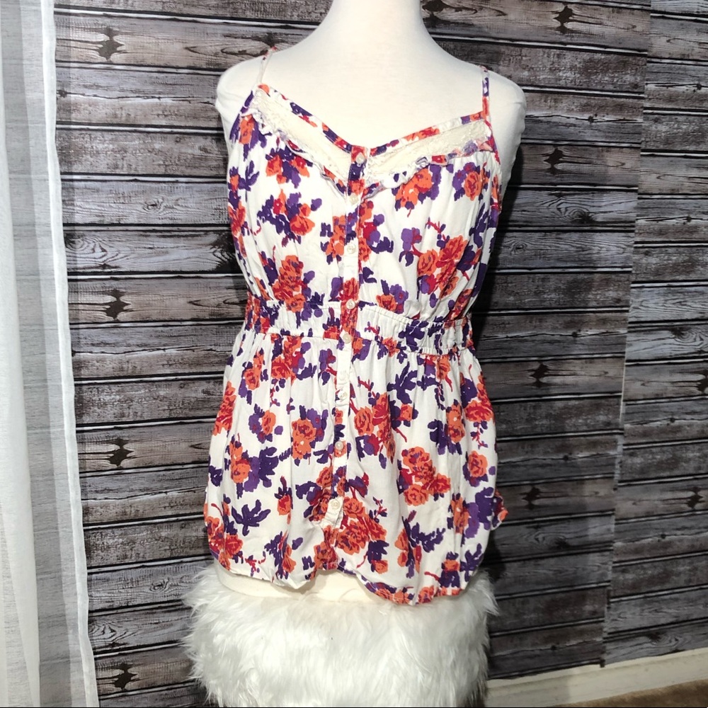 ☀️Flowery print shirt